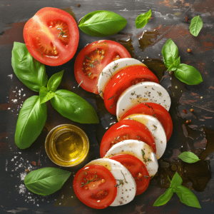 ai generated, tomatoes, vegetables, healthy, fresh, organic, nutrition, basil, tomato, vitamins, mozzarella, italy, vegetarian, olive, appetizers, enjoyment, oil, food, tomato, tomato, tomato, tomato, tomato, mozzarella